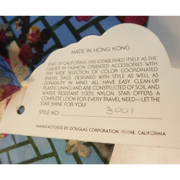 Vintage Star Of California Travel Accessories Toiletry Makeup Bag Cigarette Case - Picture 4 of 10